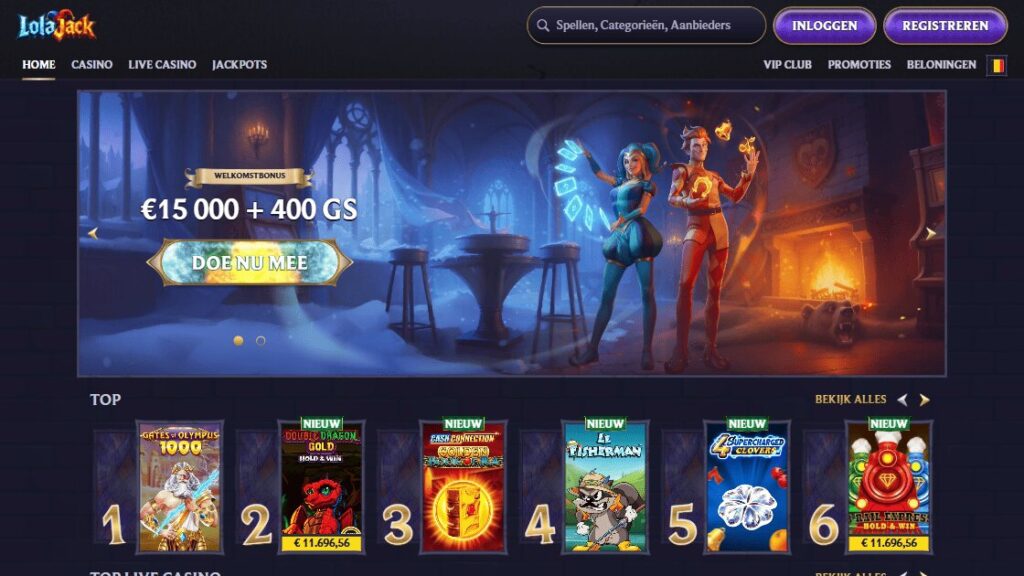 buitenlandse goksite van lolajack casino
